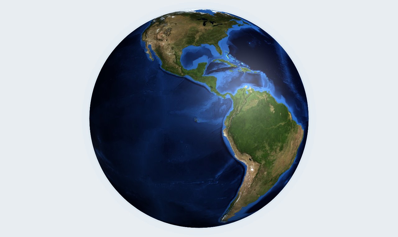Globo 3D interactivo de la red global de partners de Jaeger Medical