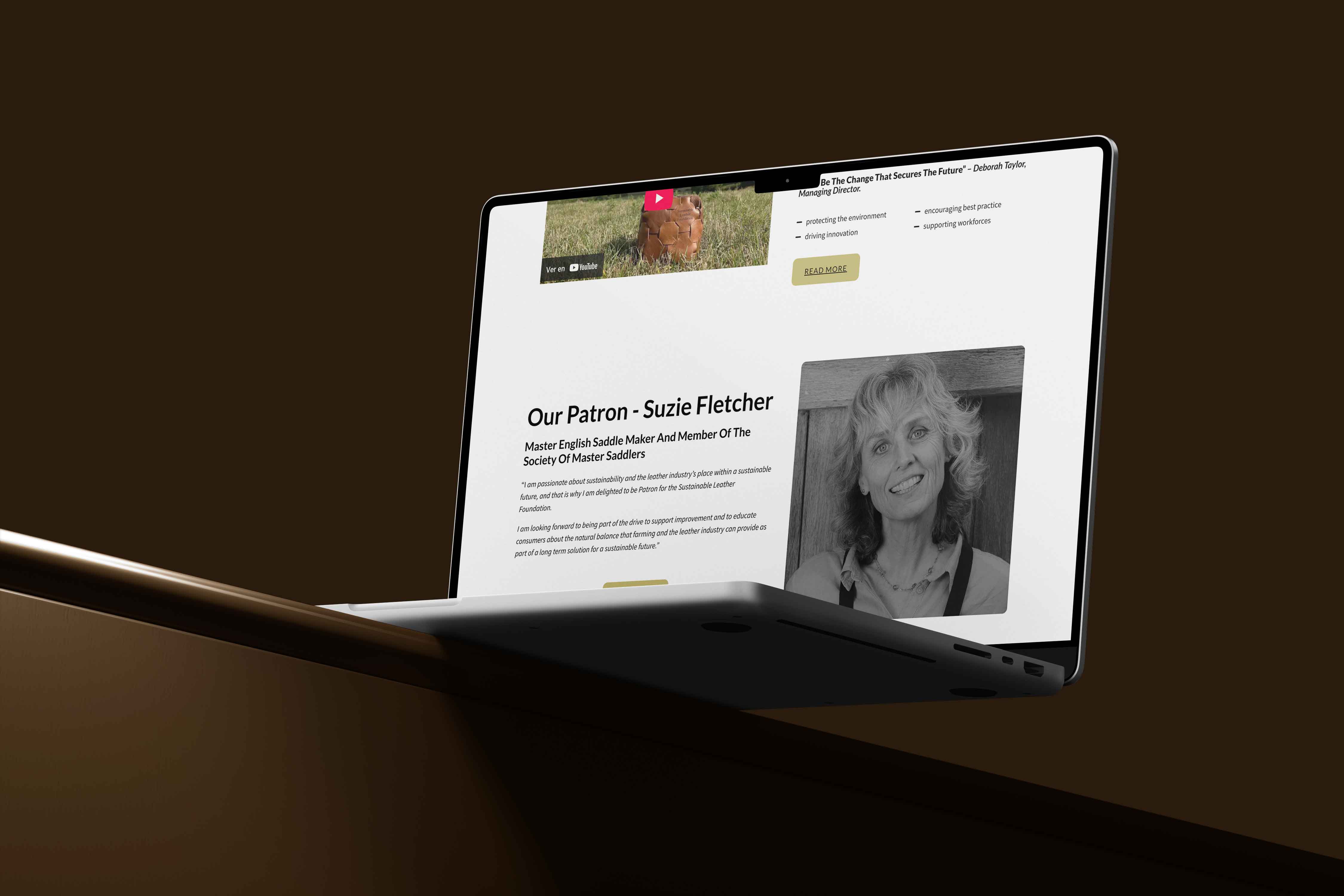 Sustainable Leather Foundation detail