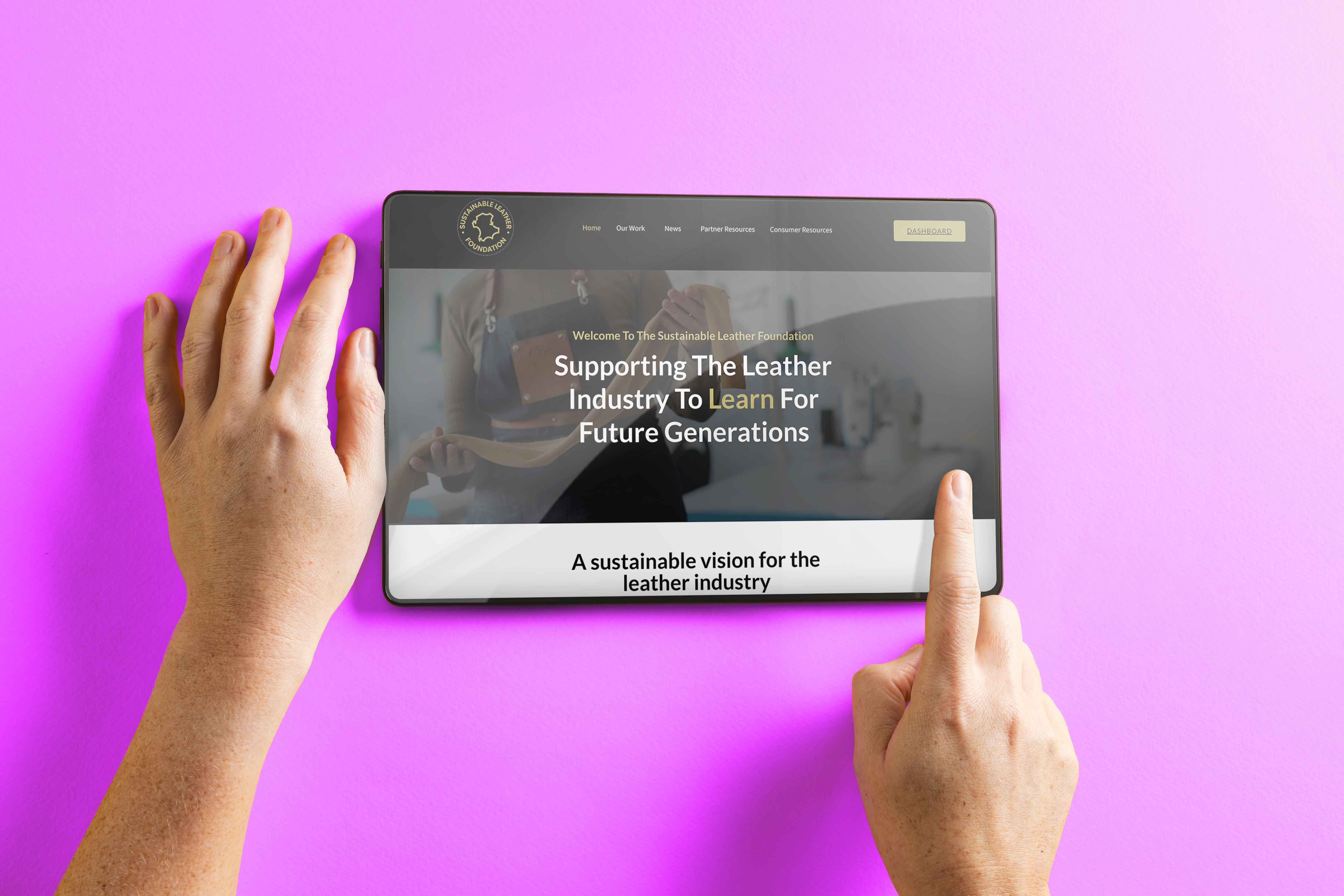 Sustainable Leather Foundation hero