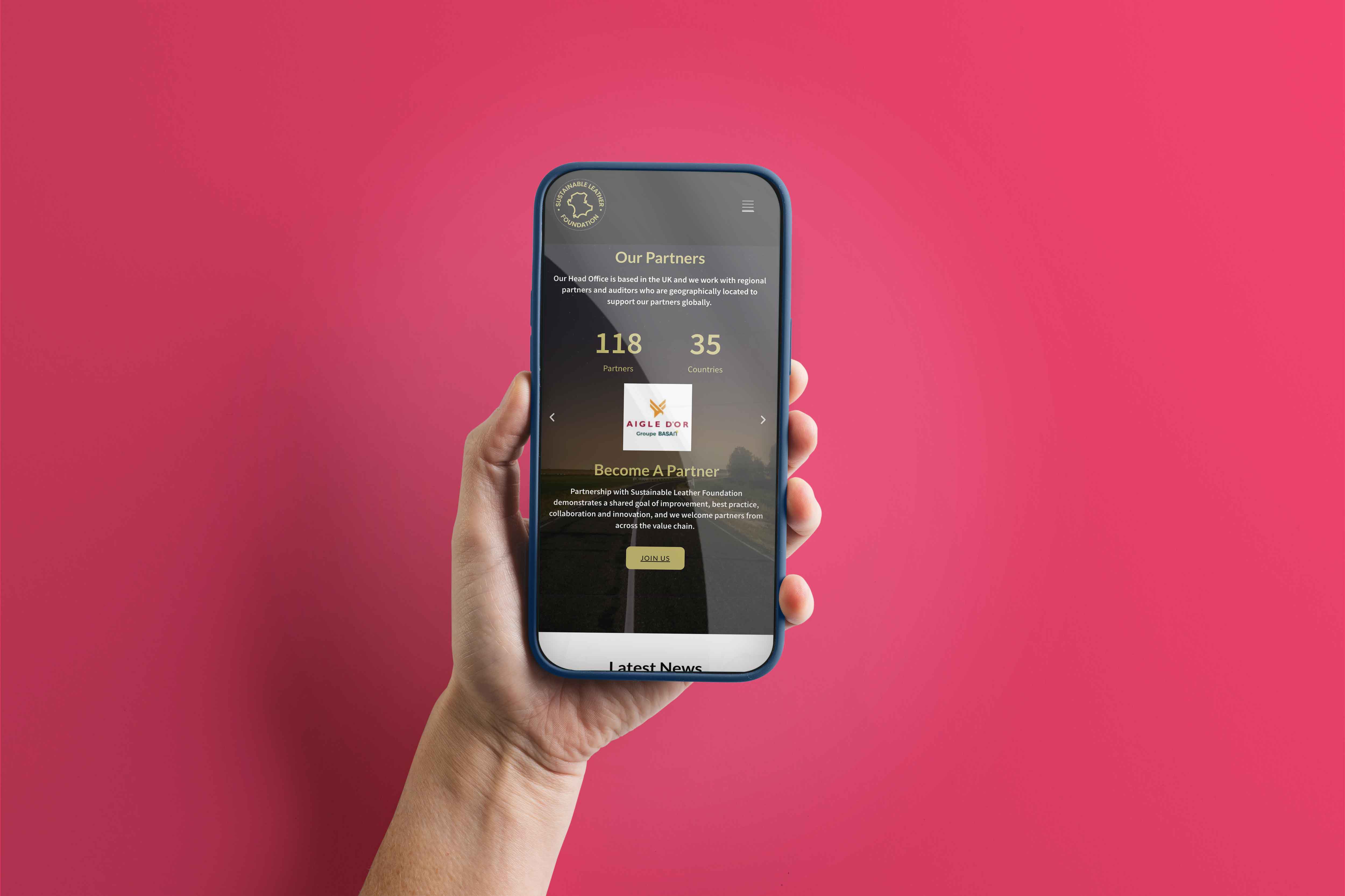 Sustainable Leather Foundation mobile